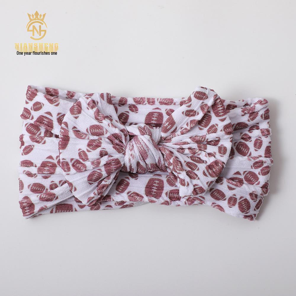 

Мягкая жаккардовая повязка-бант для новорожденных: Европейский и американский стиль