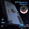 For Realme C65 C67 Shockproof Armor Metal Ring Cover For Realme C65 For Realme C67 Magnetic Car Holder Phone Case Funda