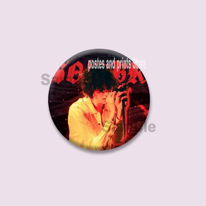 Creative Pop Albums Cover Lapel Pins Handmade Singer Round Brooch on Backpack Hat Jewelry Cosplay Badge Accessory Souvenir Gifts
