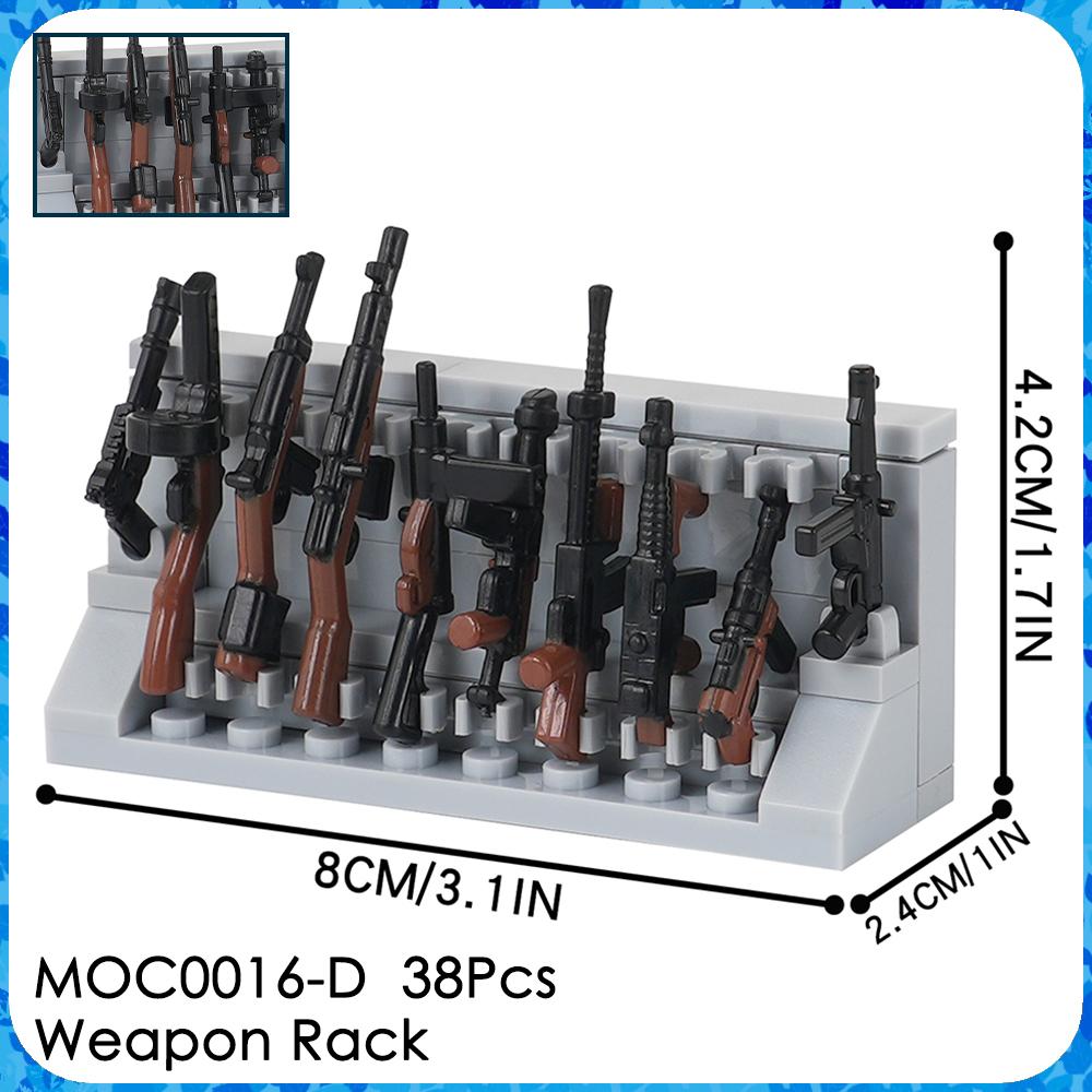 MOC WW2 Waffenziegel Motorrad Haubitze Waffenständer Militärfahrzeug Kompatible Figuren Bausteine Spielzeug Für Kinder Erwachsenen Geschenk