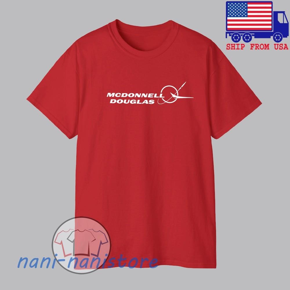 

Mcdonnell Douglas Aerospace Men#039;s Red Size S5XL Unisex T-Shirt XL