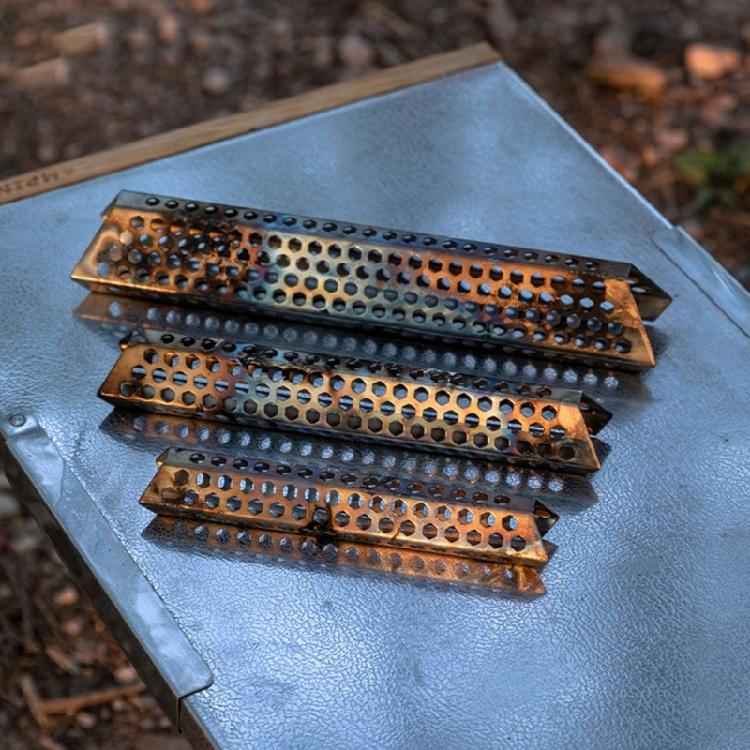 Light Camping Burners With Airflows Channel Stainless Steel Campfires Enhancer Tool For Efficient Wood Fuels Utilization