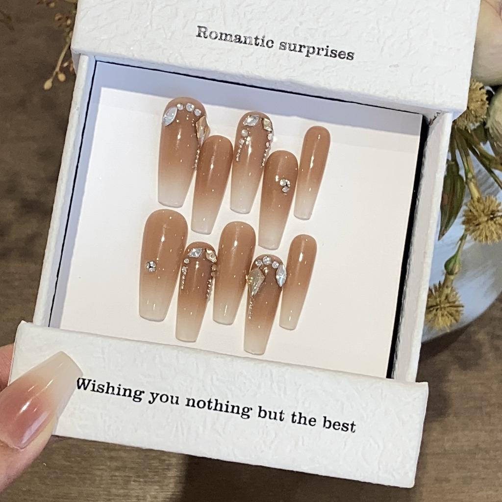 Simple Maillard Champagne Base Silver Crumb Small Diamond Oat Milk Coffee Can Be Removable