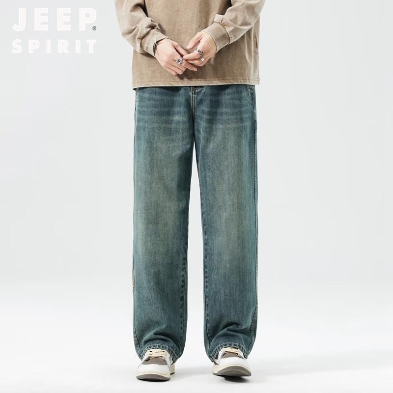 

JEEP SPIRIT Men s Loose Casual Straight Leg Jeans 31