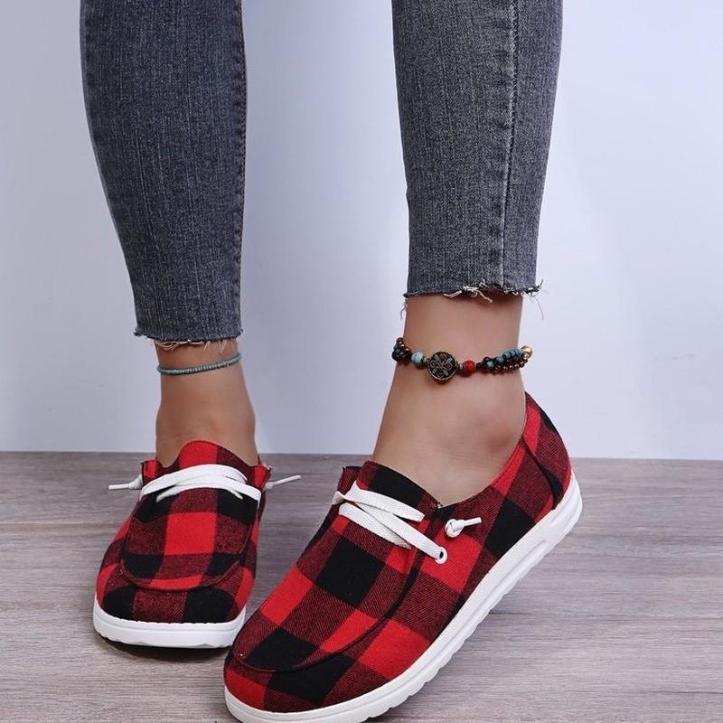 

2024 Летние женские туфли из вулканизированной кожи Mujer Fashion Canvas Shoes Slip-on Leisure Flat Shoes Walking Shoes Sneakers Mocassin Female 37