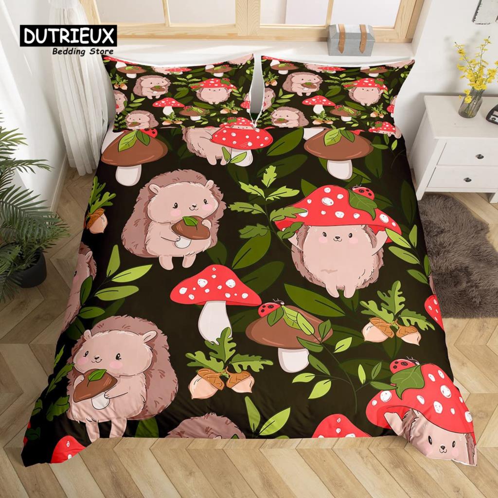 

Polyester Comfortable Cartoon Pattern Duvet Cover Set With Duvet Cover And Pillowcases King Queen Twin Sizes For All Ages EU single(135x200cm)