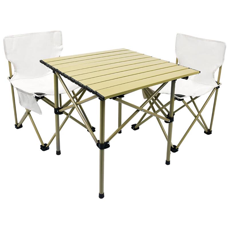Seashore Folding Roll-Up Camping Table & Chair Set
