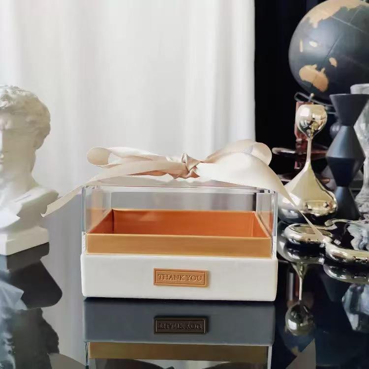 Прозора Прямокутна Подарункова Коробка для Весіль, Днів Народження, Помади, Парфумерії, Цукерок та Сувенірів