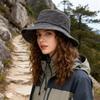Breathable Cotton Bucket Hat For Outdoor Activity Foldable Sun Protective Unisex Design Fisherman Hat For Women Men
