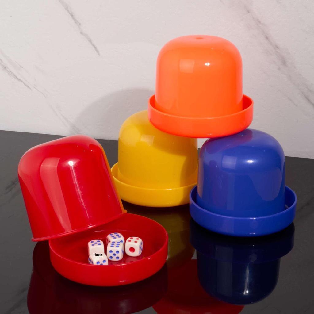 Dice Cup Set with Tray - Customizable Logo available, Ideal for KTV and Nightclub Games, In Stock