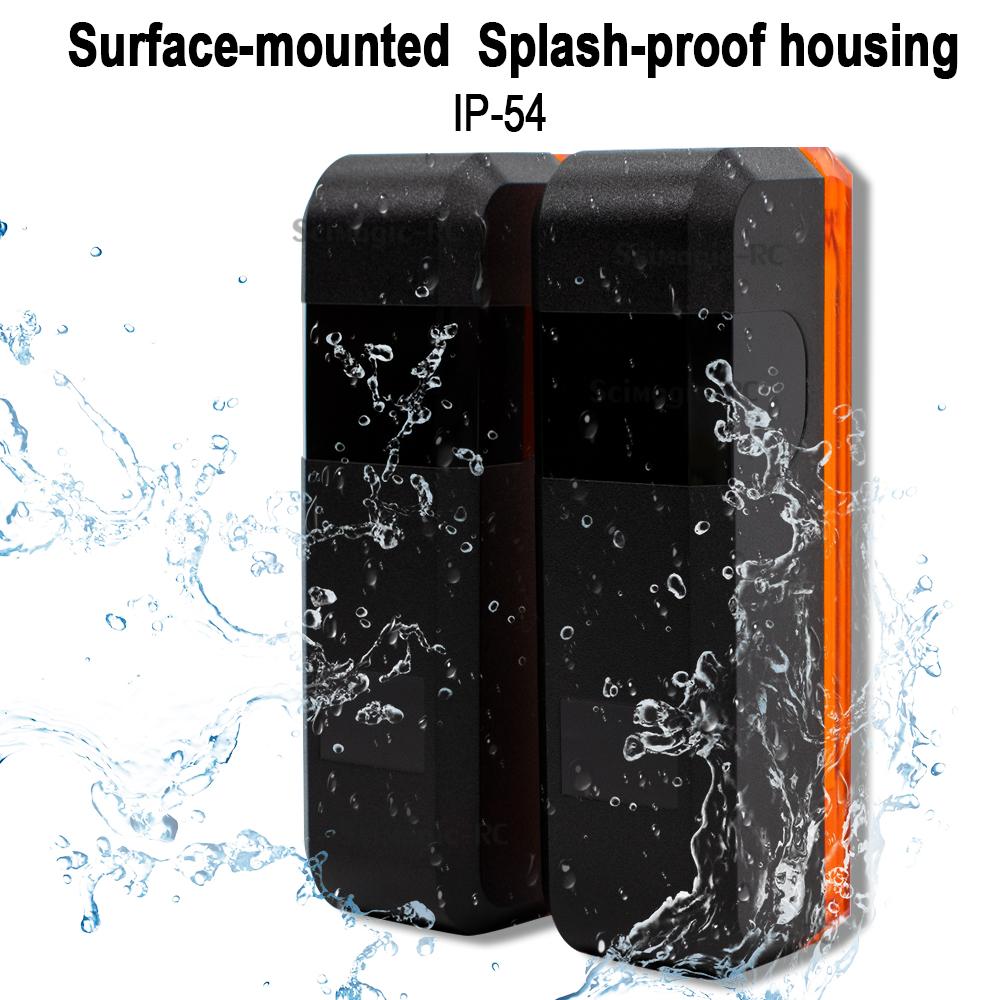 12-24V 180° Photoelectric Sensor for Automatic Gate Garage Barrier Door Detector With Alarm Lamp Photocell Infrared Beam Sensor