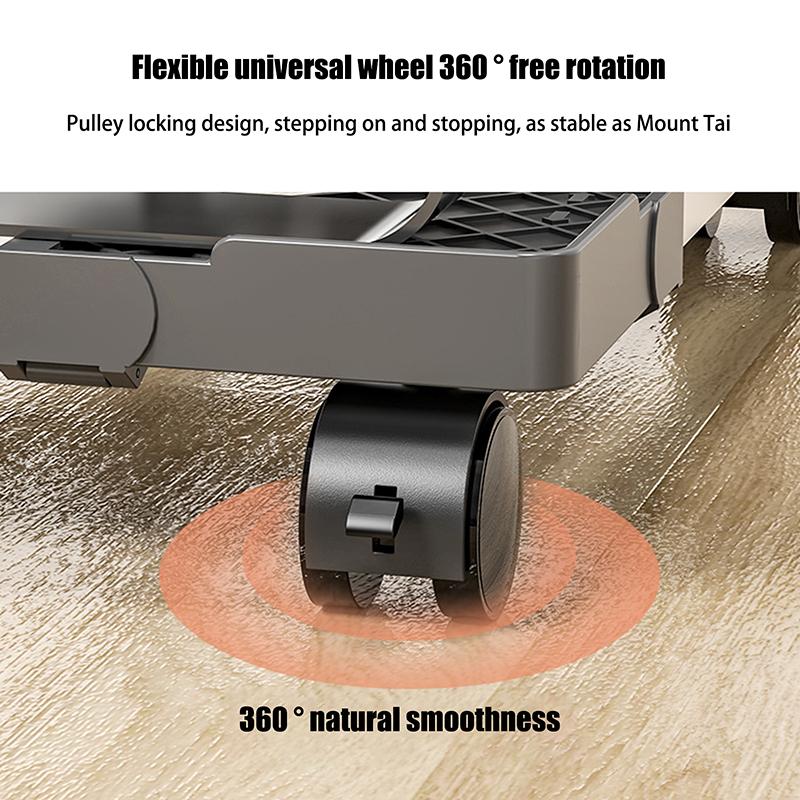 Adjustable Mobile Cpu Stand Holder Computer Tower Stand With Rolling Caster Wheel Universal Under Desk Computer Mainframe Holder