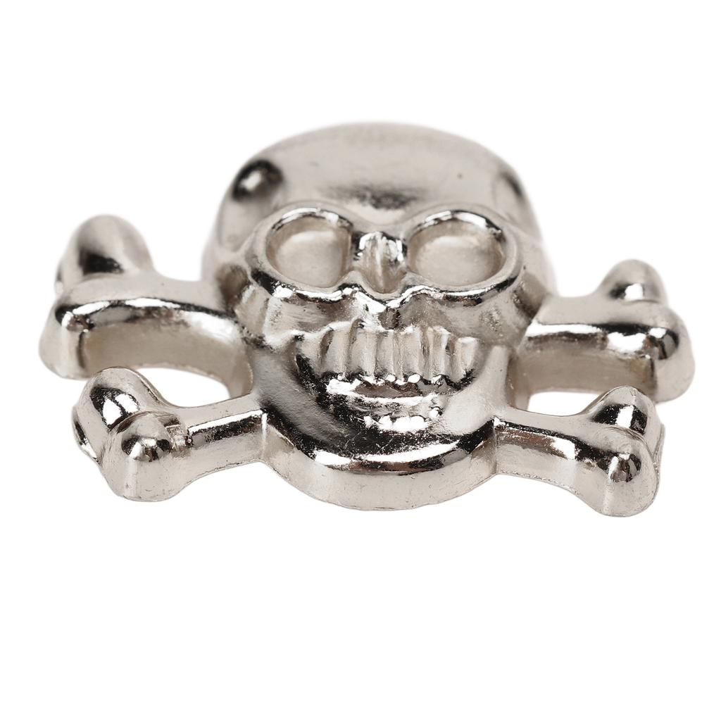 50 Sets Skull Rivets Gothic Style Beautiful Fashionable DIY Rivet Accessories for Making Shoes Belts Silver