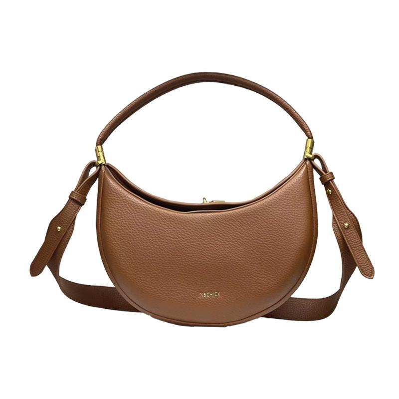 Ladies Carrying Armpit Bags, Commuting Versatile, Medium Size Monthly Curved Bag, Crescent Shaped Single Shoulder Crossbody Bag