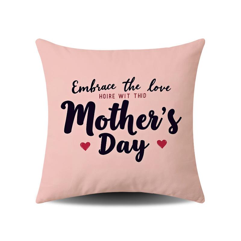 Mother's Day Series Festive Atmosphere Pillowcase Gift Home Sofa Living Room Decorative Pillowcase