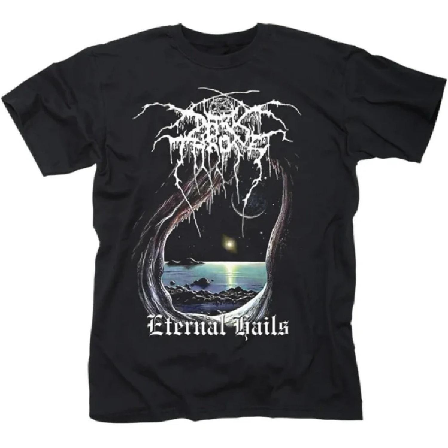 

Darkthrone Eternal Hails T-shirt black Short sleeve All sizes S to Unisex T-shirts for Men Women Summer vintage XXXXXL чёрный