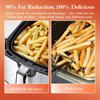 1800W Intelligent Deep Fryer for Home Oil Free Air Fryer Toaster Oven Big Capacity French Fries Machine 7.5L LCD Digital Air Fryer
