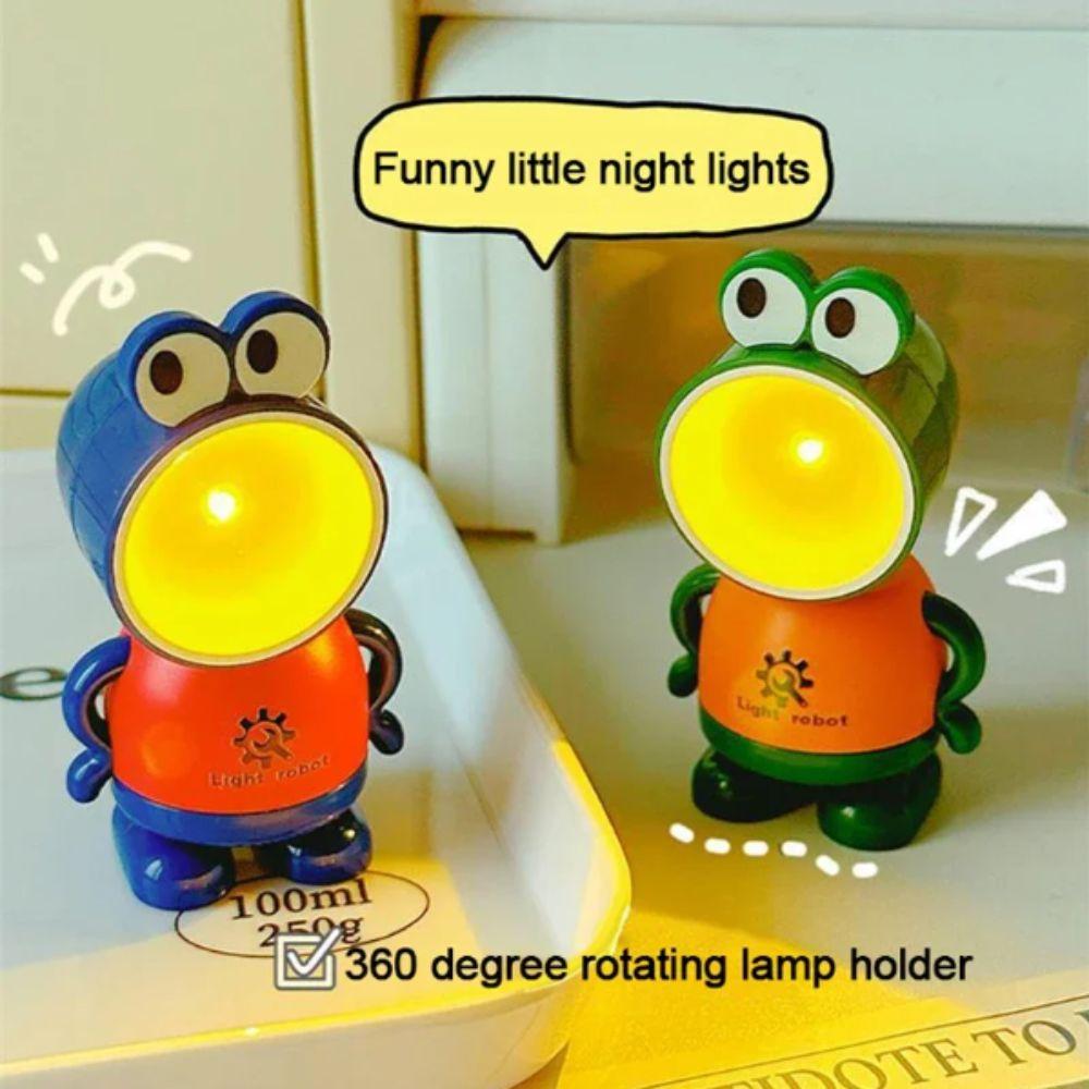Mini LED Miniature Desk Lamp Foldable Design Night Light Boy Toy Desk Lamps  Children's Birthday