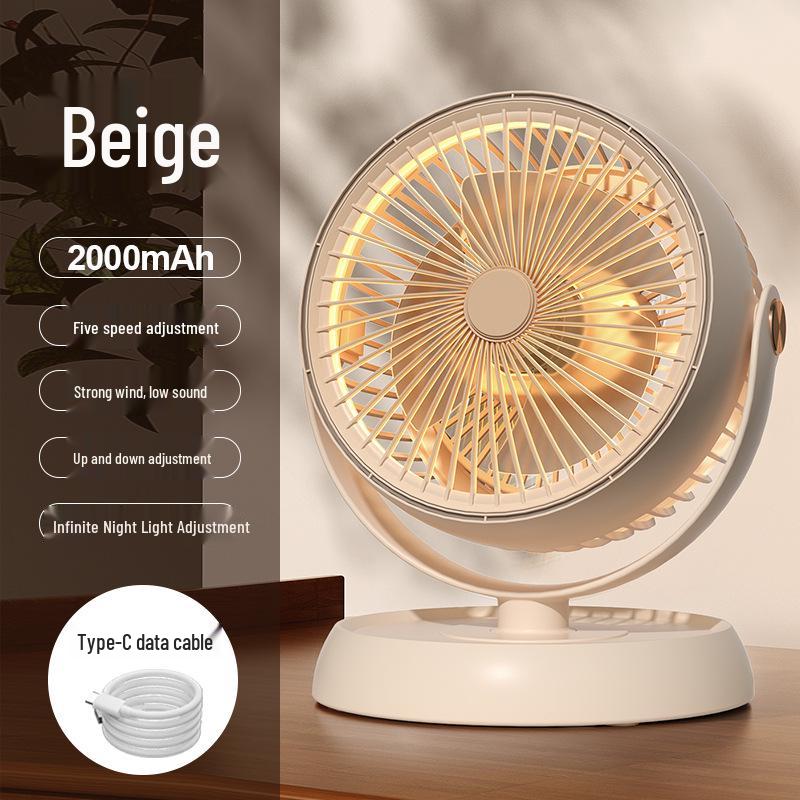 

USB Floor Fan: Portable Silent Electric Desktop Fan for Home, Dorm, or Office Air Circulation F6 Circulation Fan