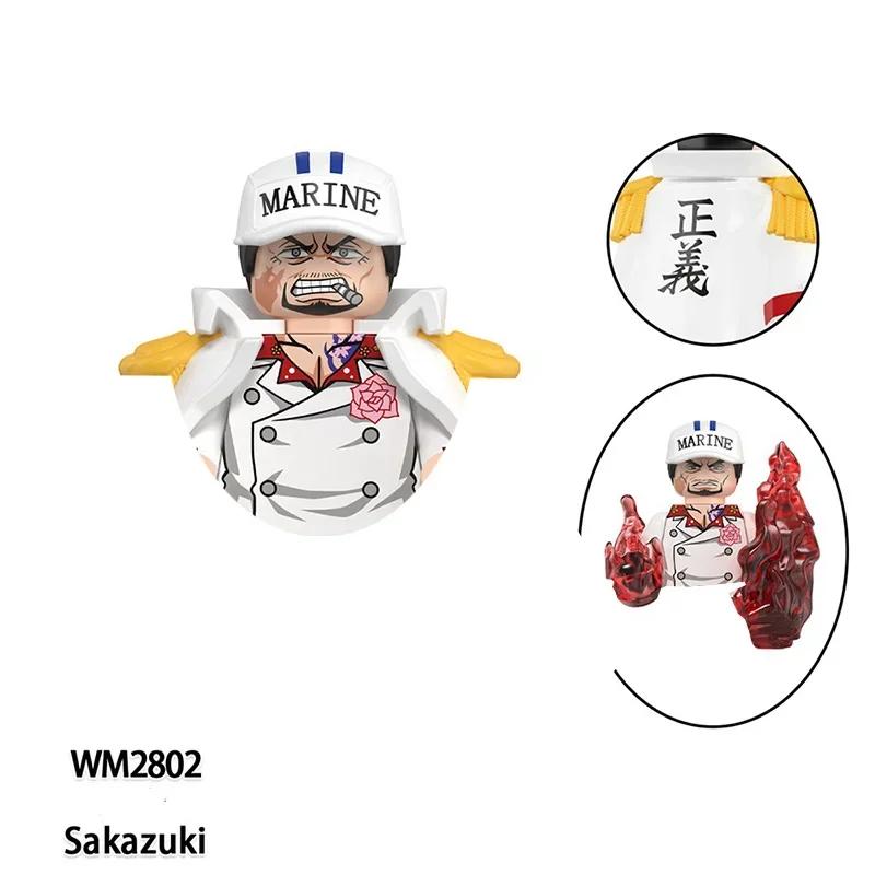 Siste versjon Byggeklosser Japan Anime Klosser Dukker Mini Action Leketøysfigurer Monteringsklosser Barnegaver