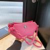 Large Capacity Shoulder Bag for Women Fashion Solid PU Bag Delicate Handle