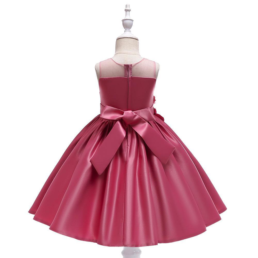 Girls' Flower Princess Performance Dress