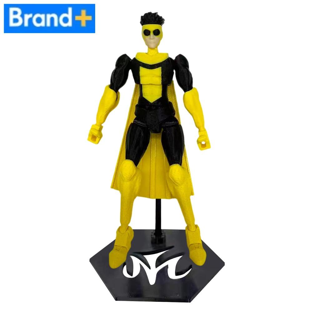 Mehrgelenkige Actionfigur - Unbesiegbarer T13 3D-gedrucktes Sammlerstück mit Sockel, Sturzsichere Gelenksperren & UV-beständige Beschichtung Schreibtisch