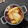 SUPOR 4.2L Stainless Steel Soup Pot with Glass Lid