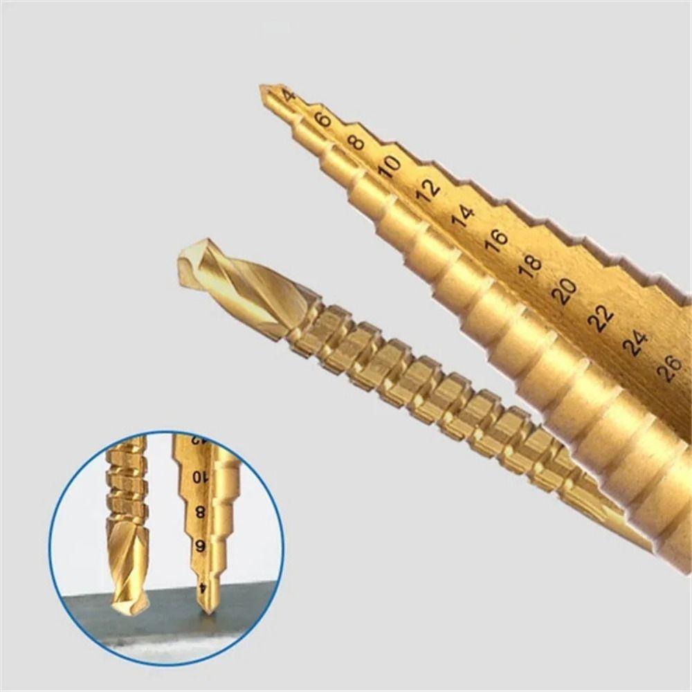 3/6/8mm Metalllochstanzer 3-12/4-20/4-32mm Bohrer Stufenbohrer Holzplatte