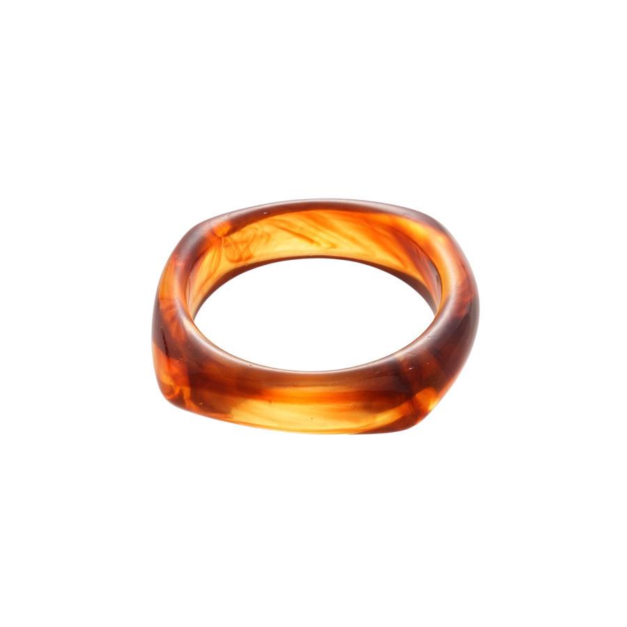 Dopamin Ombre Geometrischer Harzarmreif: High-End Europäischer & Amerikanischer Nischen-Modeschmuck