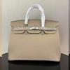 New Top-layer Cowhide 40cm Large Bag Handbag Leather Women's Bag