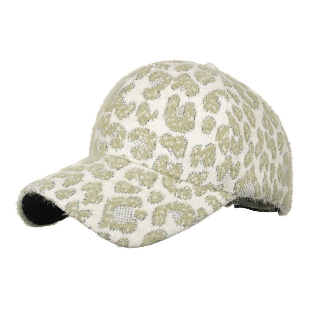 Warm Leopard Adjustable Baseball Cap 