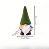 Cartoon Garden Elf Resin Ornaments Green Hat Flower Bird Old Man Faceless Cute Dwarf Statue Home Garden Courtyard Elf Sculpture New