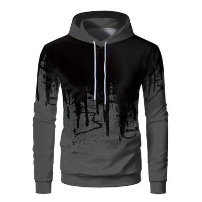 Grenzüberschreitender E-Commerce 3D-gedruckter Outdoor-Sport-Hoodie und Baseball-Sweatshirt für Paare