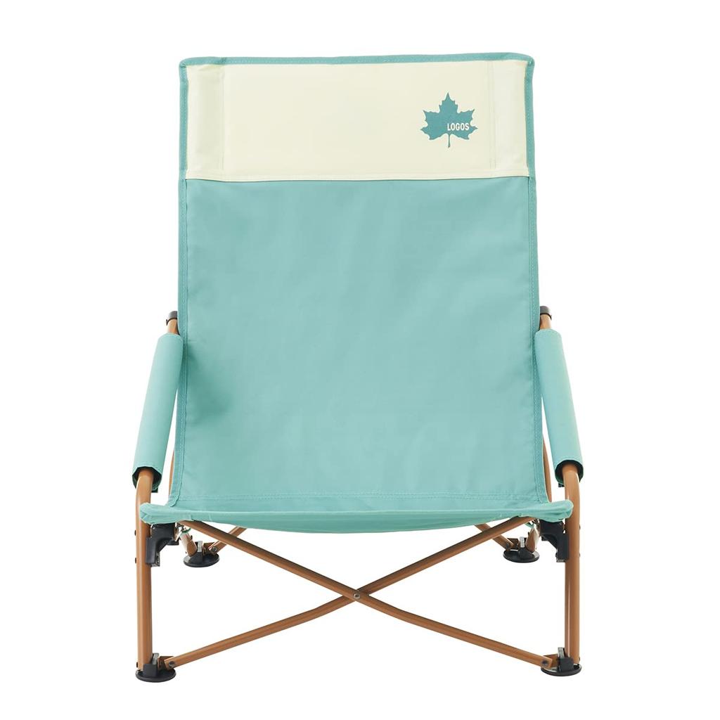 LOGOS Life Agra Chair (Colorful Logos) 73311002 Light Blue Outdoor Folding Camping Chair