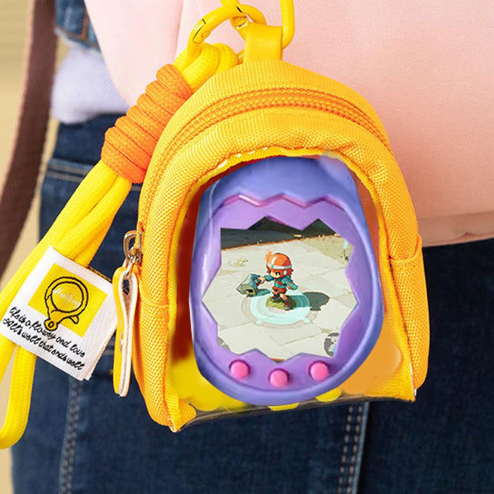 for Tamagotchi Paradise display bag storage bag pain bag With Lanyard  Travel Storage Case Keychain hanging Game accessories