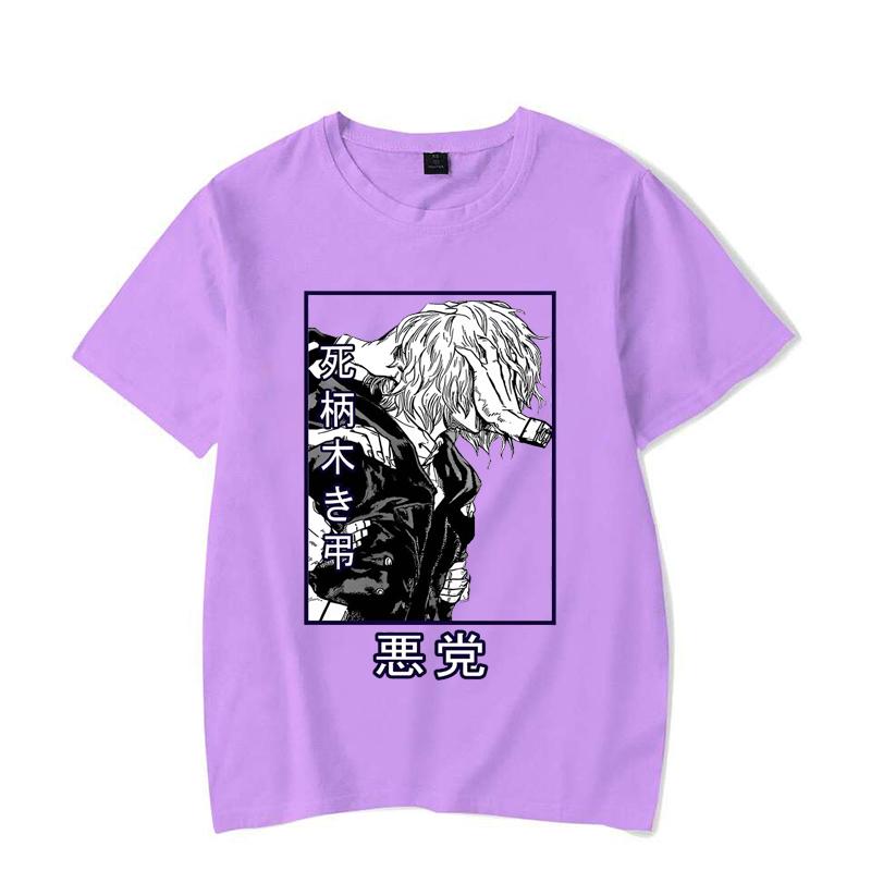 Hot Sales Shigaraki Tomura T Shirts Women Men Summer Cool Anime Short Sleeves Personality Harajuku T-shirt