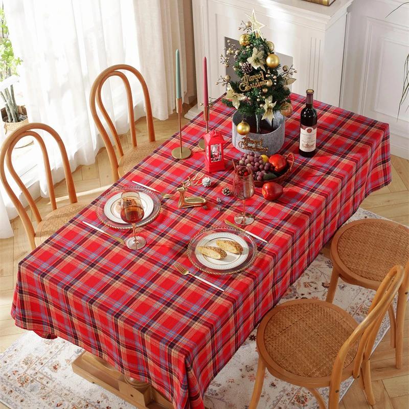 Checkered Tablecloth, Suitable For Holiday Parties, Banquets, Restaurants, Kitchen Decoration Disposable table cloth Table top