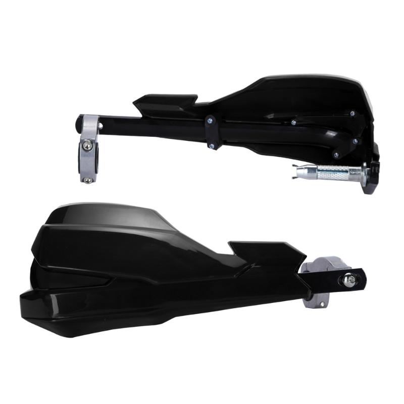 Universal Motorcycle Handlebar LED Running Light Handguard Kit with Aluminum Frame for Off Road Riding Protection