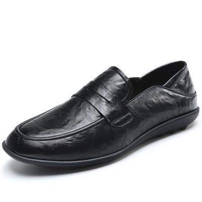 Fashion Soft Sole Cow Leather Loafers Male Spring Autumn New Designer Fashion Casual Shoes for Men Breathable Summer Driving Shoes Man