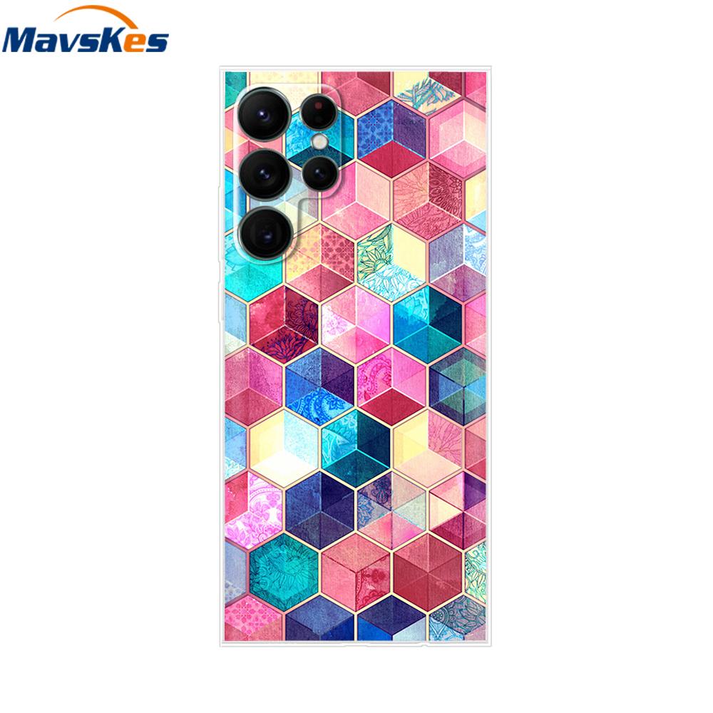 For Samsung Galaxy S22 Ultra Case Silicone Soft Clear Bumper Back Cover For Samsung S22 Ultra Cases For Samsung S22 Ultra Fundas