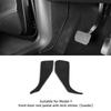 LUCKEASY for Tesla Model 3 Model Y Car Central Control Side Defense Kick Pad Protective Foot Pad Accessories Decoration Trim