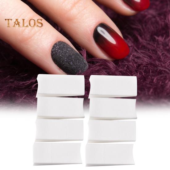 8Pcs Nails Soft Sponge Anti-deformed Multifunctional Easy To Clean Reusable Transfer Manicure Gradient Nail Art Sponge for Professional