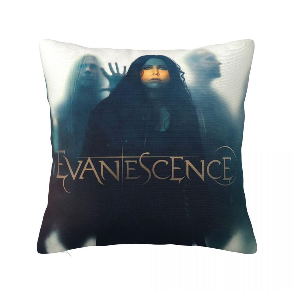 Evanescences Rock Band Square Pillowcase Cushion Cover Pillow Case Throw Pillow Cover for Home Sofa Living Room