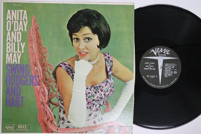 LP Record ANITA ODAY BILLY MAY  Swing Rodgers And Hart MGV2141 VERVE 1960 US Jazz Used
