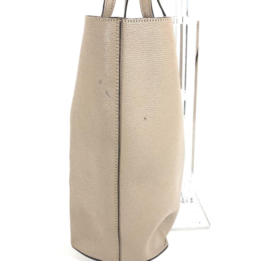FENDI With porch Logo F-Is Bag Shoulder Bag Tote Bag Shoulder Bag Leather Beige