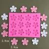 Flowers Cherry Blossoms Silicone Molds Diy Fondant Cake Decorating Tools Resin Clay Chocolate Moulds Kitchen Baking Mold