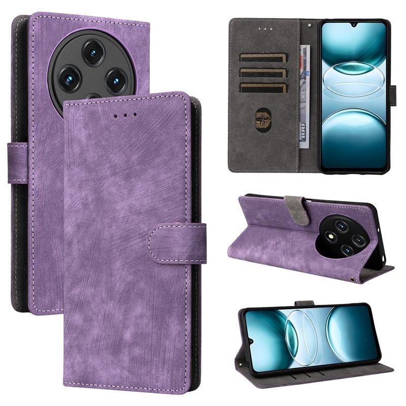 

Флип-чехол для Umidigi G100 из искусственной кожи, полная защита корпуса с [блокировкой RFID] защитный чехол for Umidigi G100 фиолетовый