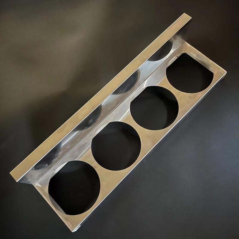 Stainless Steel Mobile BBQ Seasoning Station