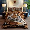 Set Biancheria da Letto Tigre Stampa 3D Copripiumino Set Amico della Pelle Singolo Twin Matrimoniale Dimensioni Arredo Camera da Letto Set Copripiumino Regalo di Compleanno